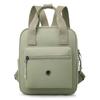 Nylon Backpack Women's Schoolbag Solid Color Small Handbag Travel Lightweight Backpack