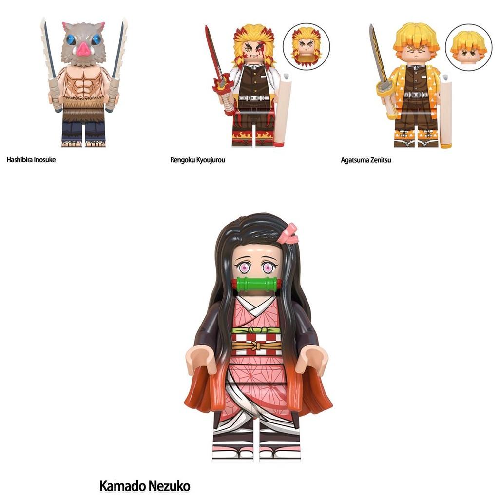 Demon Slayer Mini Set Build Blocks Toys Kamado Tanjirou For Children's Hands-on Learning