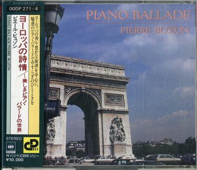 CD PIERRE BUZON  Piano Ballade 00DP2714 CBS SONY 1985 Japan New Age  Easy Listening Used