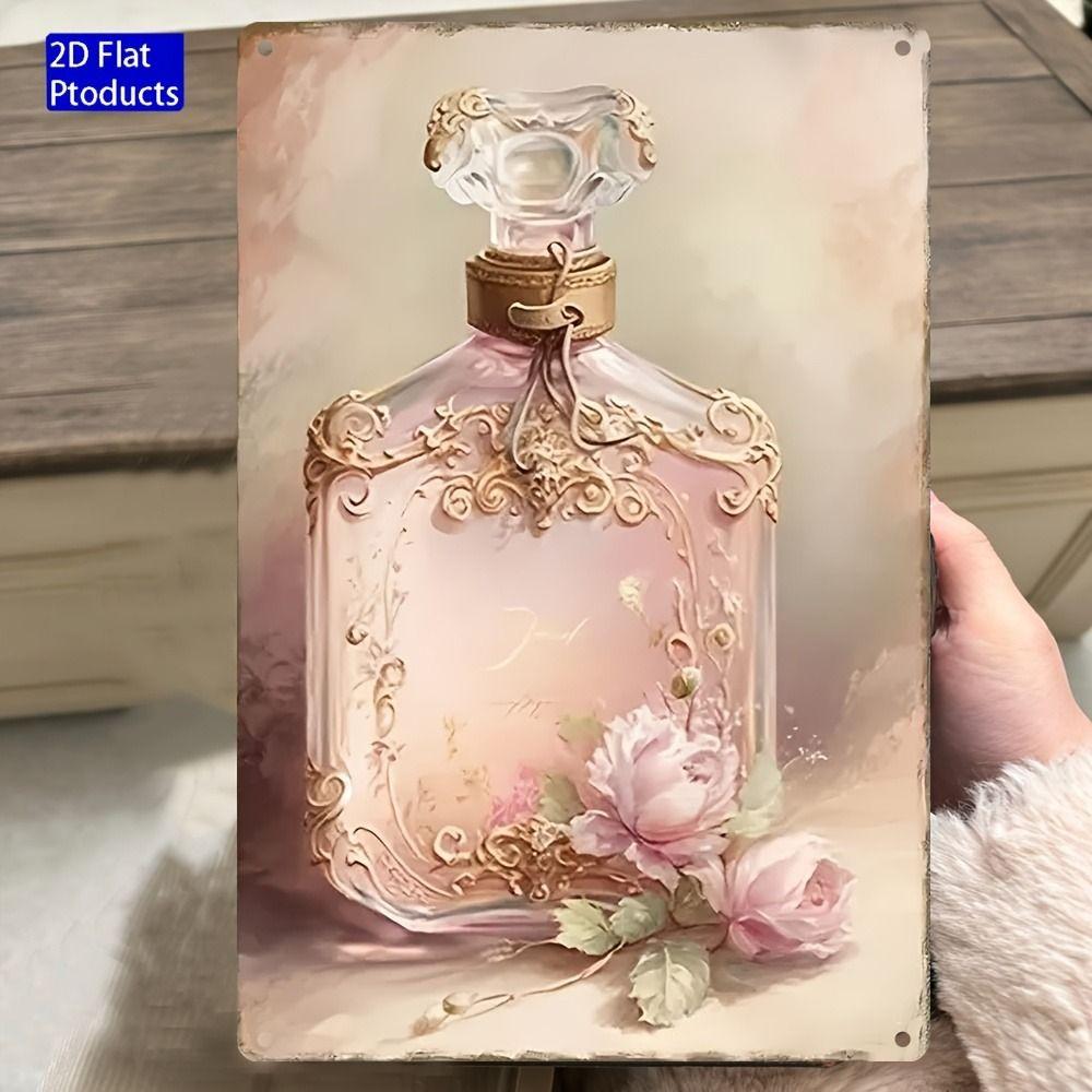 Vintage Metal Tin Sign Easter Bunny with Eggs Wall Decor Home Kitchen 20x30cm