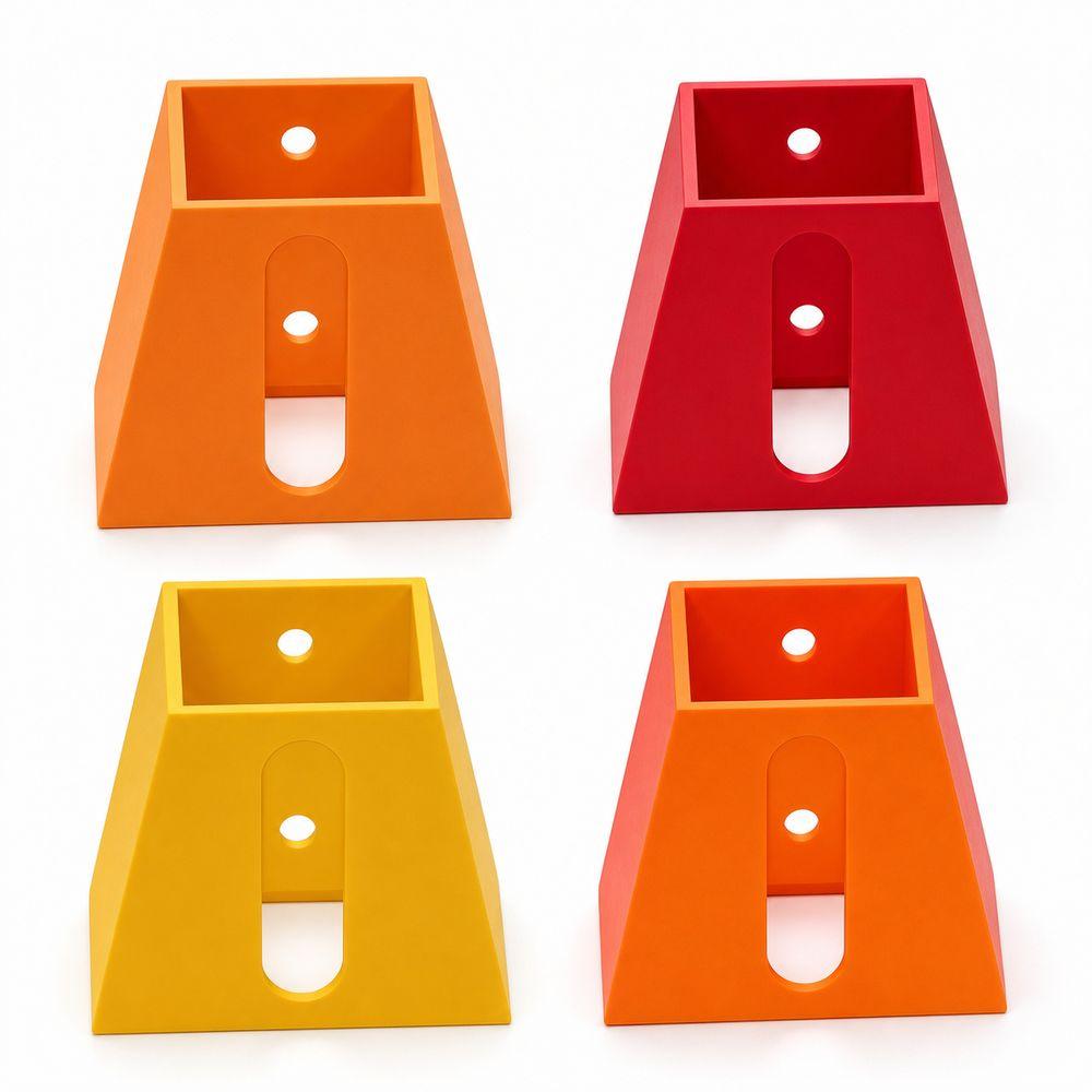 Wall Mounted Tool Holder Bracket Lightweight Mounting Holes Gardening Tool Holder Open Front Slot Wall Tool Holder