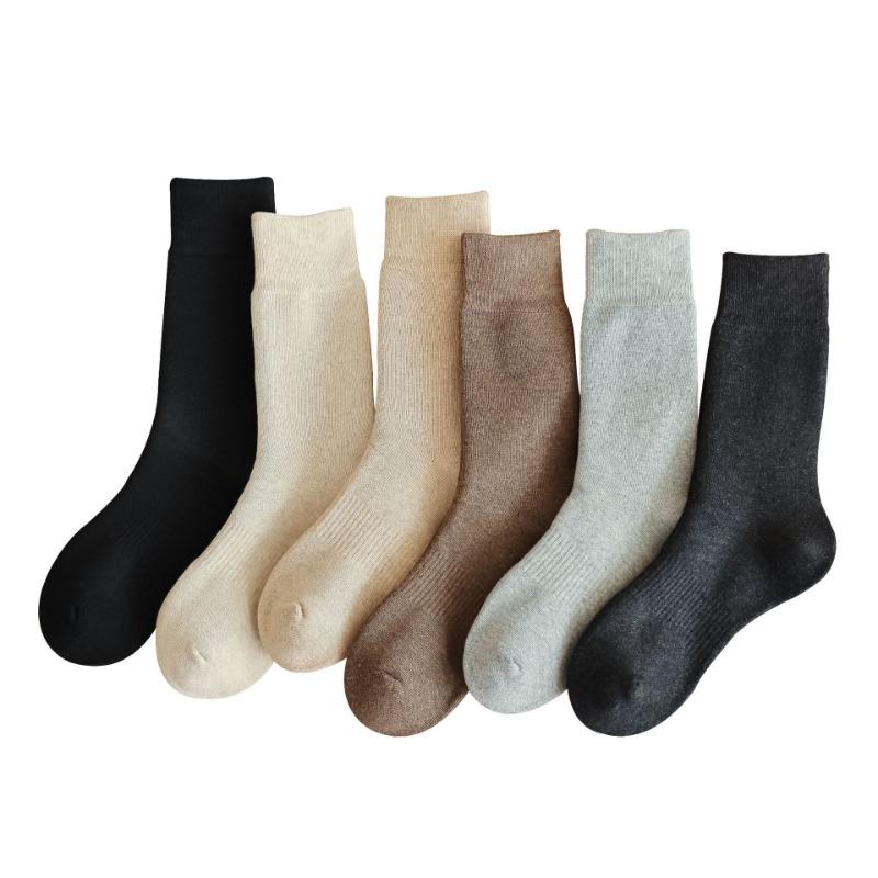 Men's Autumn and Winter Thick Warm Boneless Hair Hoop Long Socks