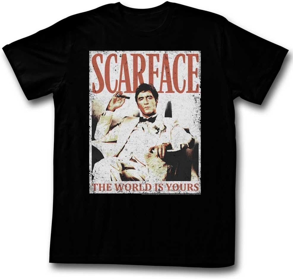 Футболка AE Designs Scarface Футболка The World is Yours S разноцветный