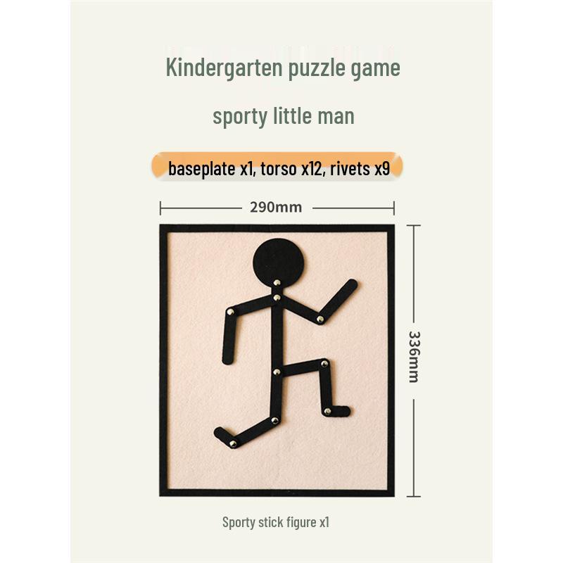 

Creative DIY Teaching Aids: Kindergarten Intellectual Toys & Sports Figures