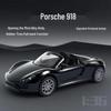 Porsche 918 Pull-Back Diecast Car Model Toy 