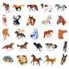 50 Horse Cartoon Stickers: Waterproof Graffiti for Suitcases, Scooters, Computers, and Tablets.