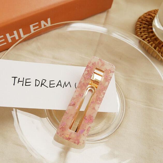 Popular Fashion Acetate Sweet Hairpins Girls Hair Clips Pin Barrette Accessories For Women Lady Hairclip Hairgrip Headwear