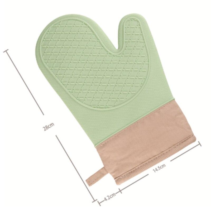 Silicone Insulated Glove Single Anti Slip Heat-Proof Gloves High Temperature Resistant Oven Microwave Baking Tools Home Kitchen