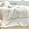 Korean Style Embroidered Quilt, Comforter Blanket, Single, Double Bed Cover, Quilted Bedspread Sheet, Pillowcase, Queen, King, S