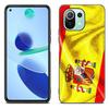 Spain Coat of Arms Flag Case For Xiaomi Mi 11 Lite NE 11i 10T 11T Pro A2 A3 Lite POCO F3 M3 M4 C31 X3 Pro NFC GT Black Cover