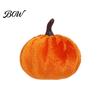Realistic Halloween Pumpkin Decoration Small Velvet Thanksgiving Table Centerpiece, Soft Stuffed for Display Fall Harvest Farmhouse Decor