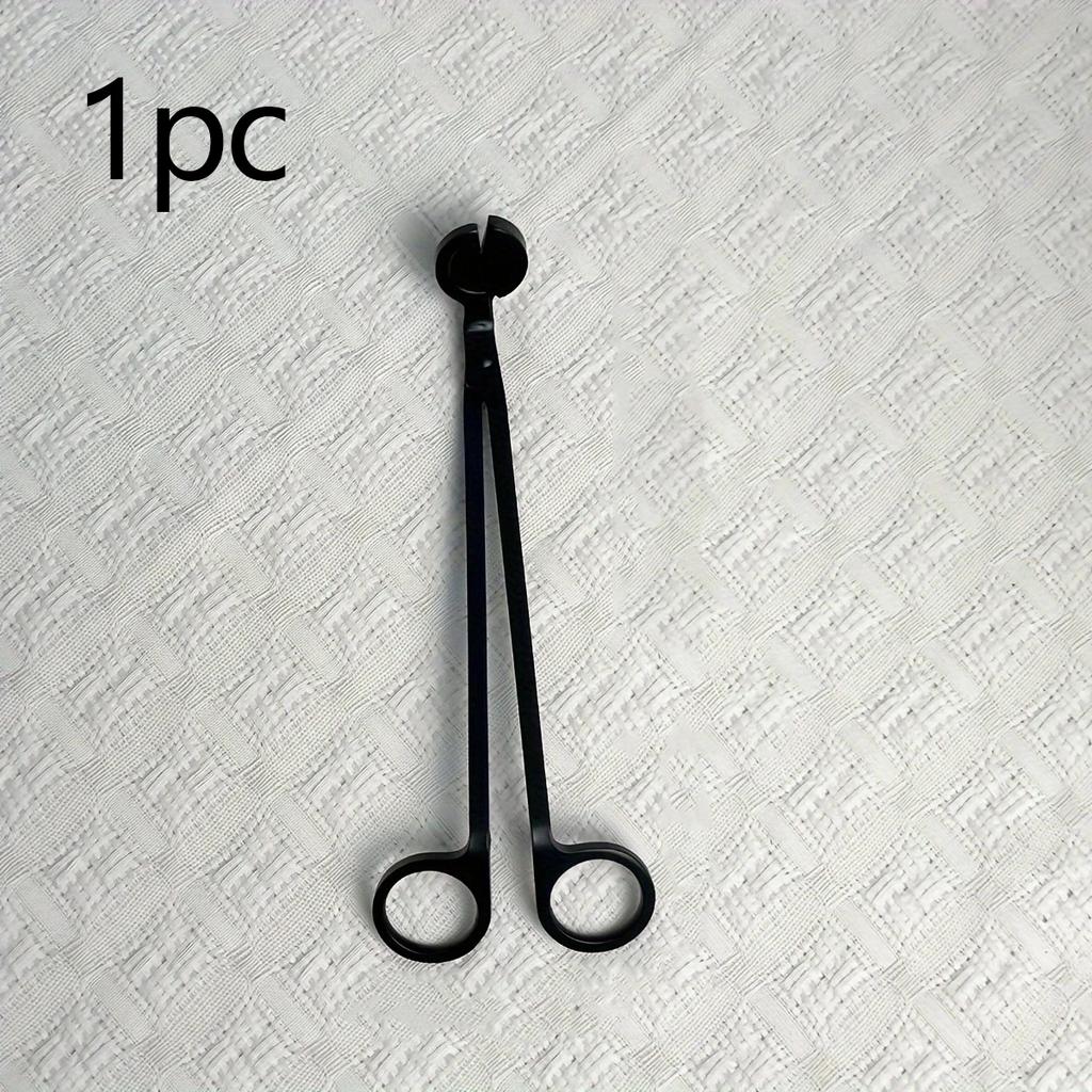 1pc/2pcs/3pcs-Candle Wick Trimmer, Candle Shape Cutter, Stainless Steel Wick Cutting Candle Tool (Matte Black And Rose Gold )
