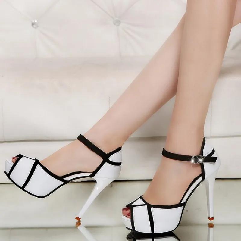 Fashion 2024 Summer New Sandals Women High Heels Shoes for Woman Fashion Square Head Sexy Dress Wedding Pumps Slingback Mujer Zapatillas