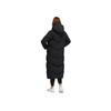 Adidas Neo Long Hooded Down Jacket With Logo Print And Three Stripe Details Women Jacket Black HN9866