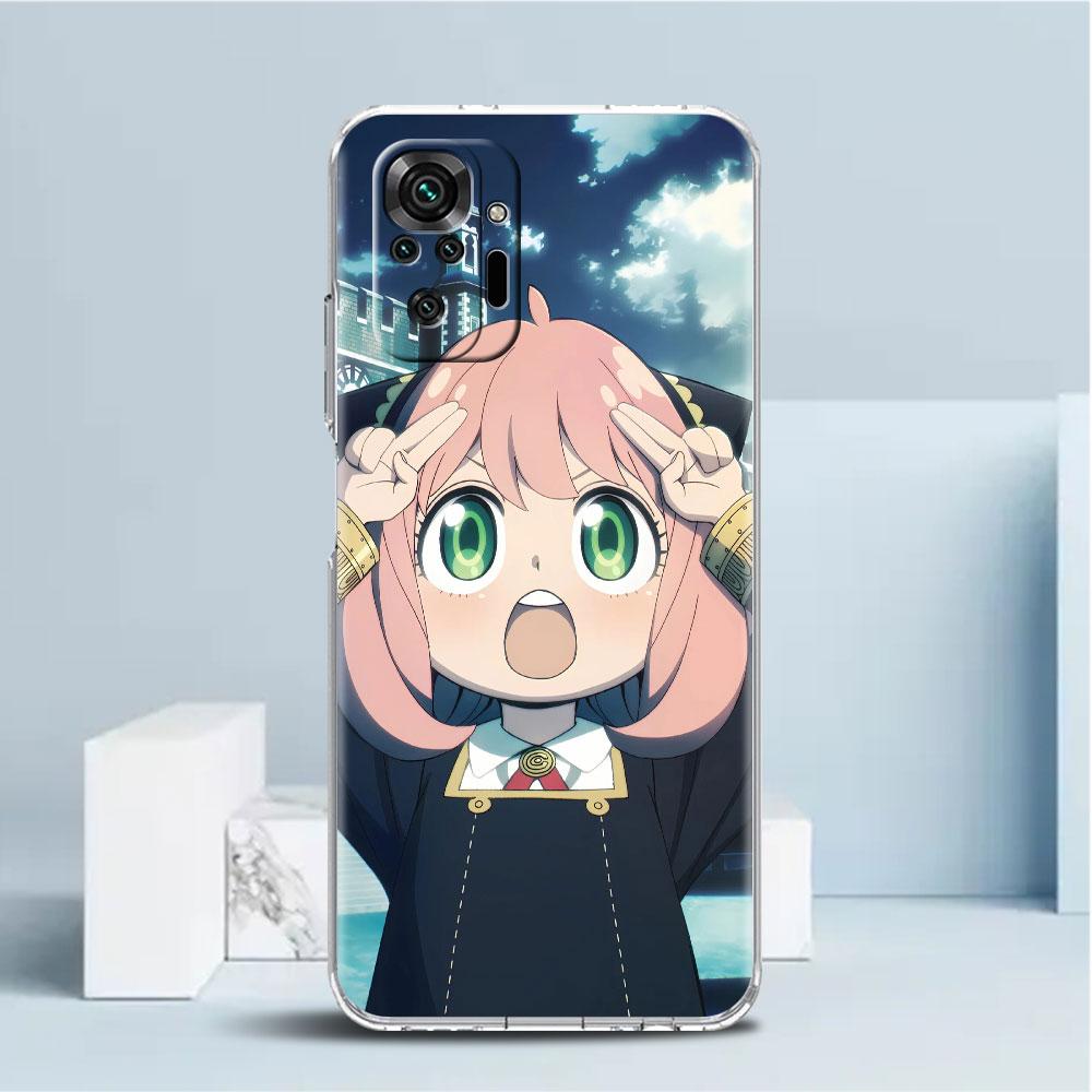 ShockProof Phone Case for Redmi Note 11 11E 10 9 8 Pro 11S 9S 10S K40 9A 9C 8T 7 10C 9t 9s Soft Cover Latest Comics Spy Family