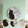 Clock Home Decor Decorative Wall Ornament for Bedroom Indoor Kitchen