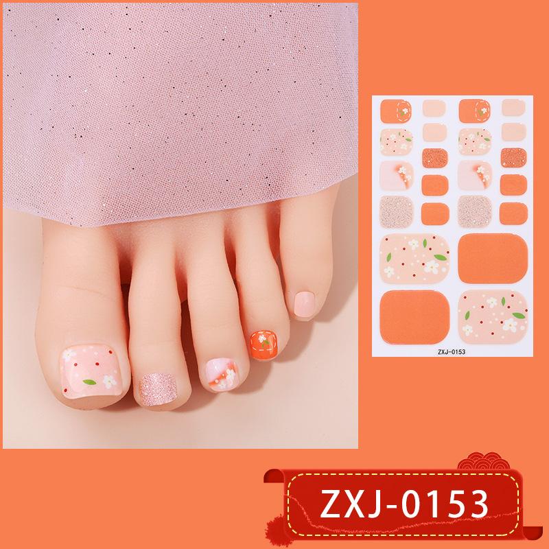 Toe Manicure Stickers Summer Daisy Toe Nail Stickers Flower Nail Art Stickers