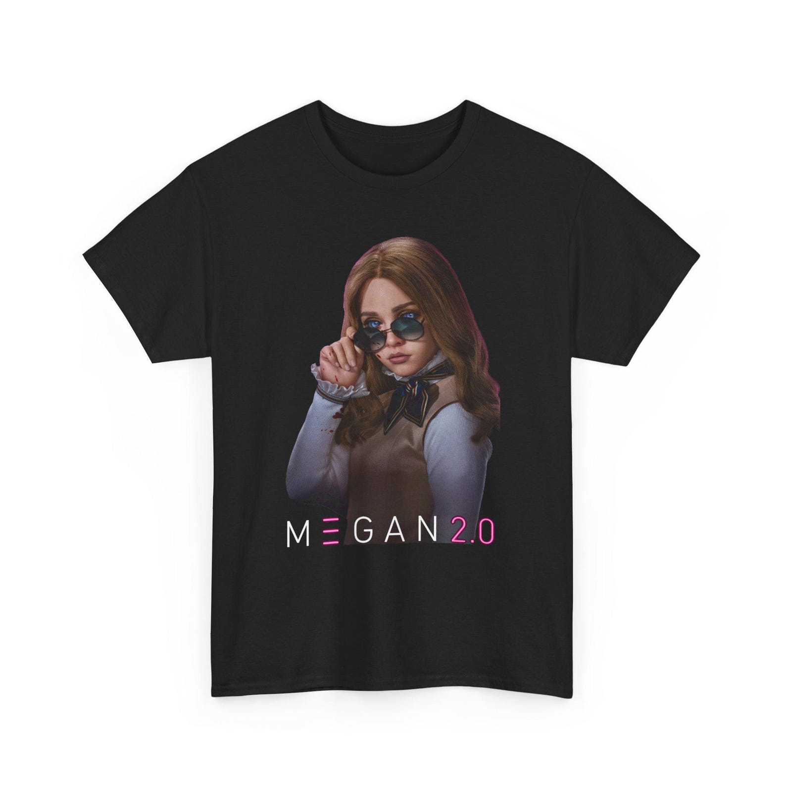 Vintage Megan 2.0 Graphic Tee: Retro Hipster Cotton T-Shirt 160