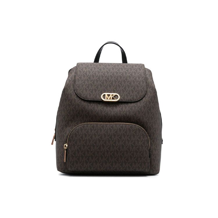 Michael Kors Classic Logo Print Backpack Women backpack Brown 30F3G8KB2B-292 Basic Set BagDust Bag 37880₽