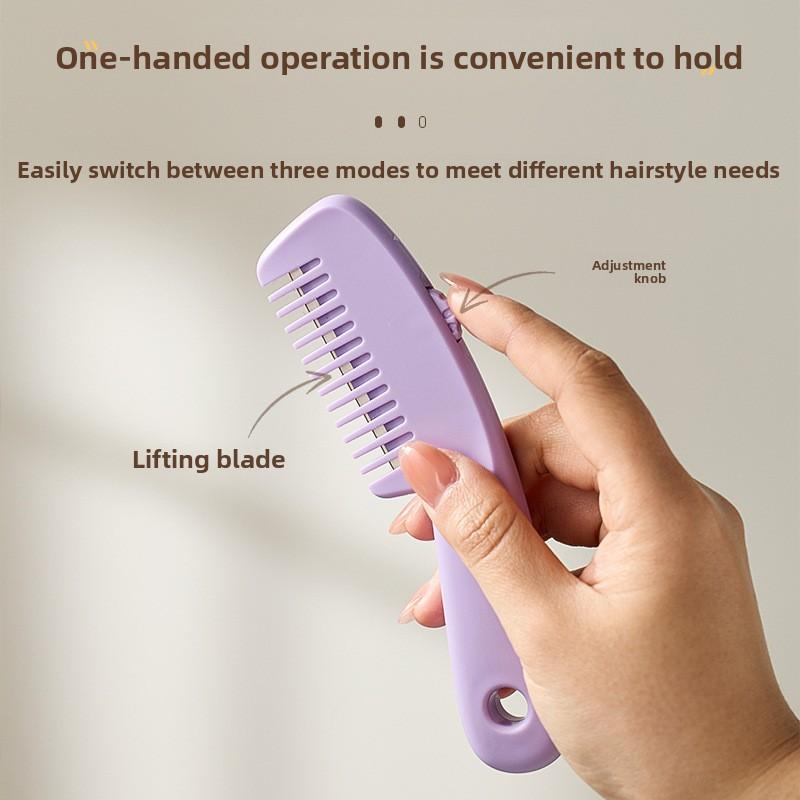 2 In 1 Hair Shaver Hair Comb Dual-purpose Haircut Thinning Hair Cutting Tool, Female Bangs Comb