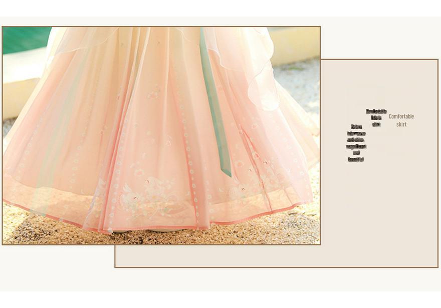 2025 Spring Hanfu: Ancient Style Fairy Tang Suit Dress for Little Girls