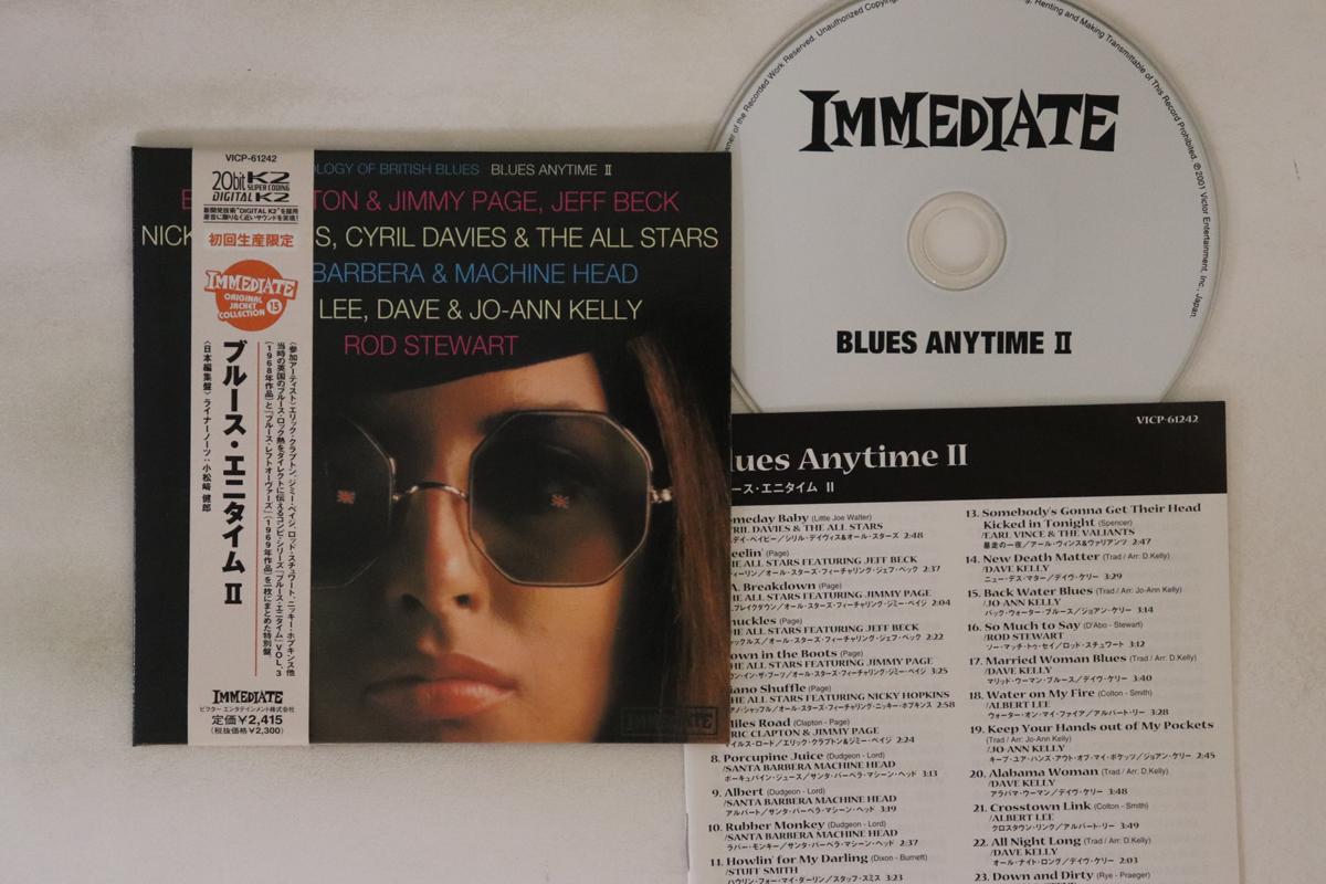 

CD VARIOUS - Blues Anytime Vol.2 VICP61242 IMMEDIATE 2001 Japan Obi Rock Used