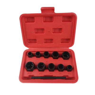Universal 11PCS Damaged Nut Bolt Remover Stud Extractor Set Broken Bolt Removal Kit