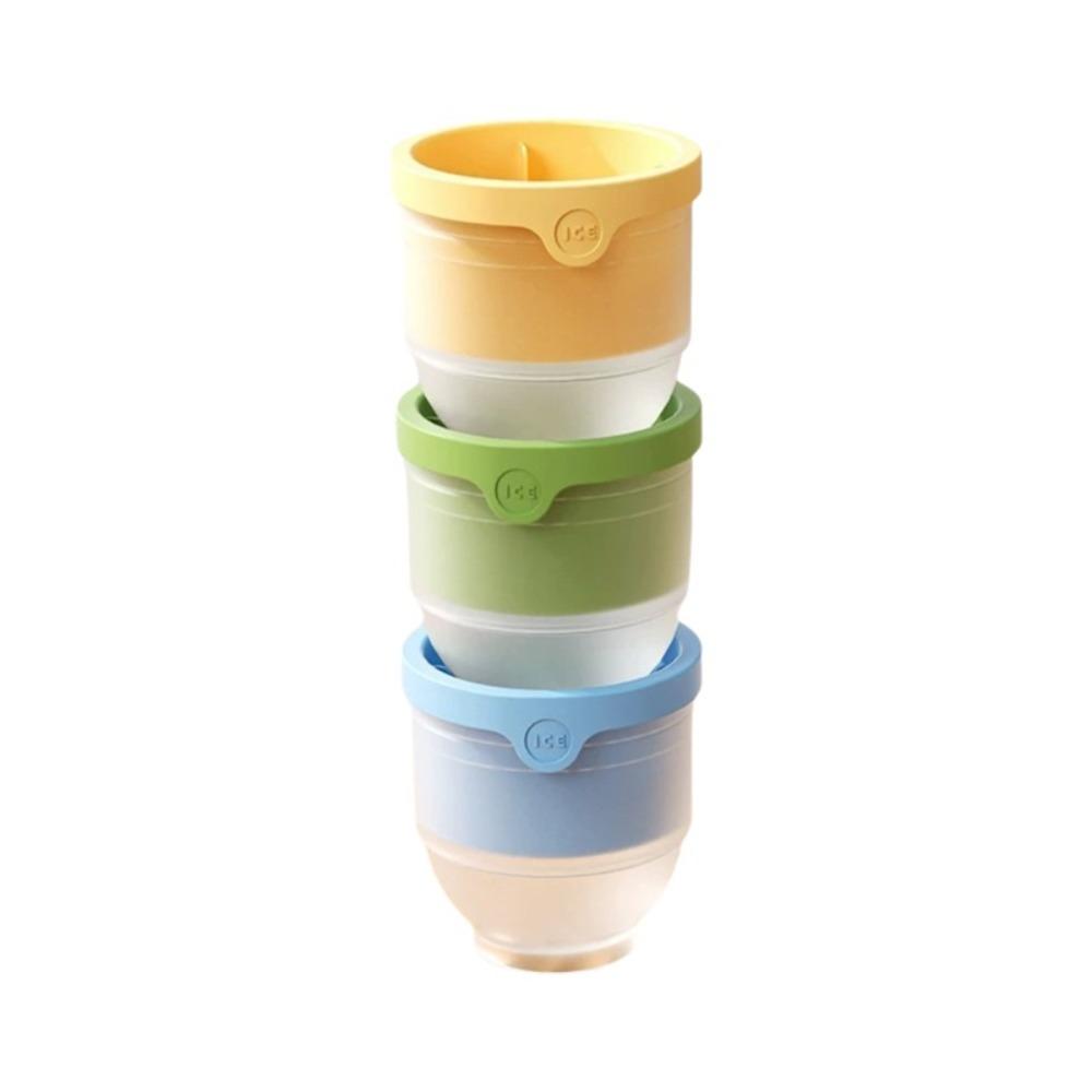 3PCS/SET Stackable Whiskey Ice Cube Mold 6cm Diameter Sphere Ice Mold Ice Cube Mold  Cocktails 3PCS/SET