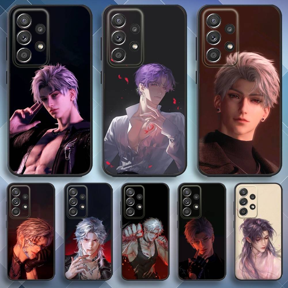 Sylus Love And Deep Space Phone Case For Samsung S25,S24,S21,S22,S23,S30,Ultra,S20,Plus,Fe,Lite,Note,10,9,5G Black Cover