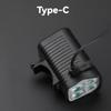 Front Lamp Usb Rechargeable Mtb Flashlight Horn Light Multiple Modes Usb Rechargeable Headlight For Night Riding Mountain Bike