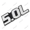 1Pc 3D Metal 4.0L 4.6L 4.7L 5.0L 5.7L 6.0L 6.2L 6.4L 7.0L Car Sticker Rear Trunk Emblem Badge Decals