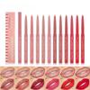 Langanhaltender, wasserfester Lippenstift mit glatter Textur und kräftiger Farbe für Frauen Lippenstift Lipliner Female Fog Surface Line Hook Lip Liner Matte