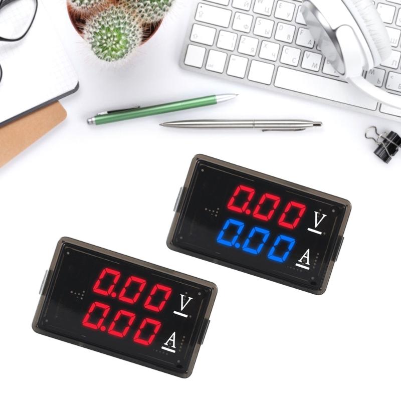 DC0-100V 10A Multimeter Current Tester 0.28" LED Display Voltmeter Ammeter Digital Current Meter Panel