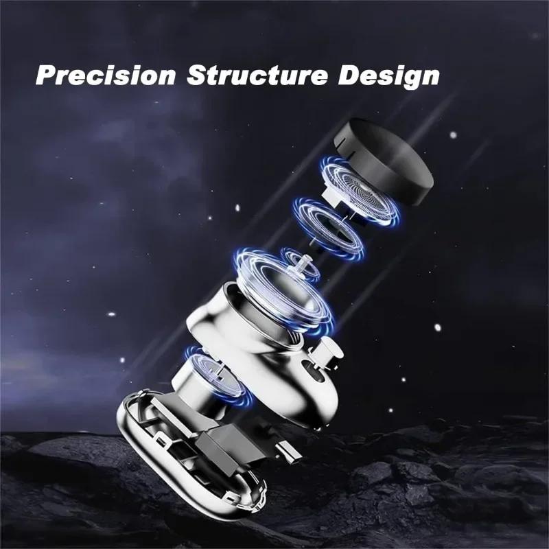 Portable Travel Shaver USB Charging LED Power Display Mini Waterproof Men's Electric Shaver Foot Hair Armpit Hair Remover