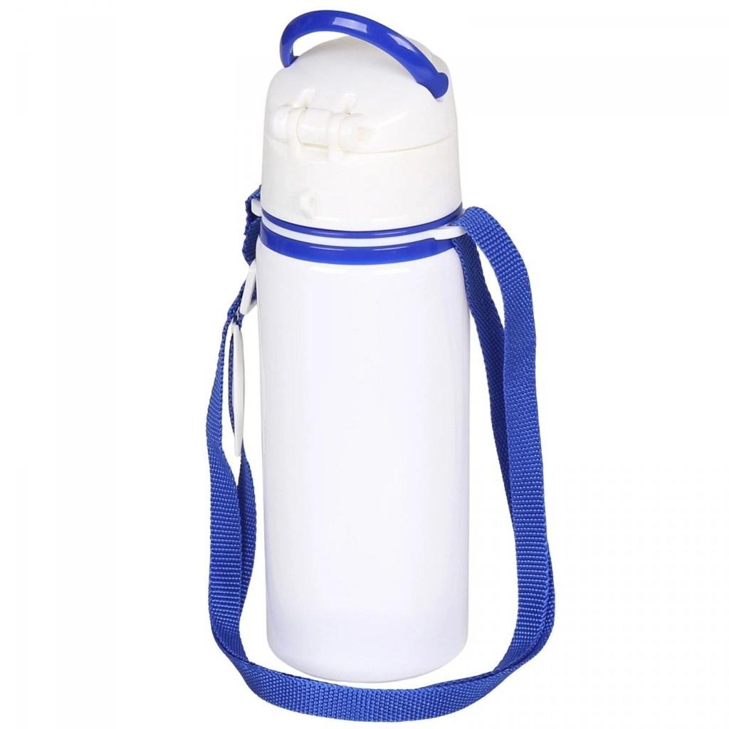 Real Madrid Aluminum Bottle with Mouthpiece and Strap 600 ml RM00005 Multicolor