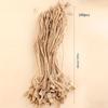 20cm Bullet Head Gold & Silver Thread Christmas Ornament Hanging Ropes, 100 pcs