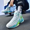A 2025 Basketball Shoe Men's 35 Summer Sports Shoes Men's Flying Woven Mesh High-top Gifts for Boys and Couples