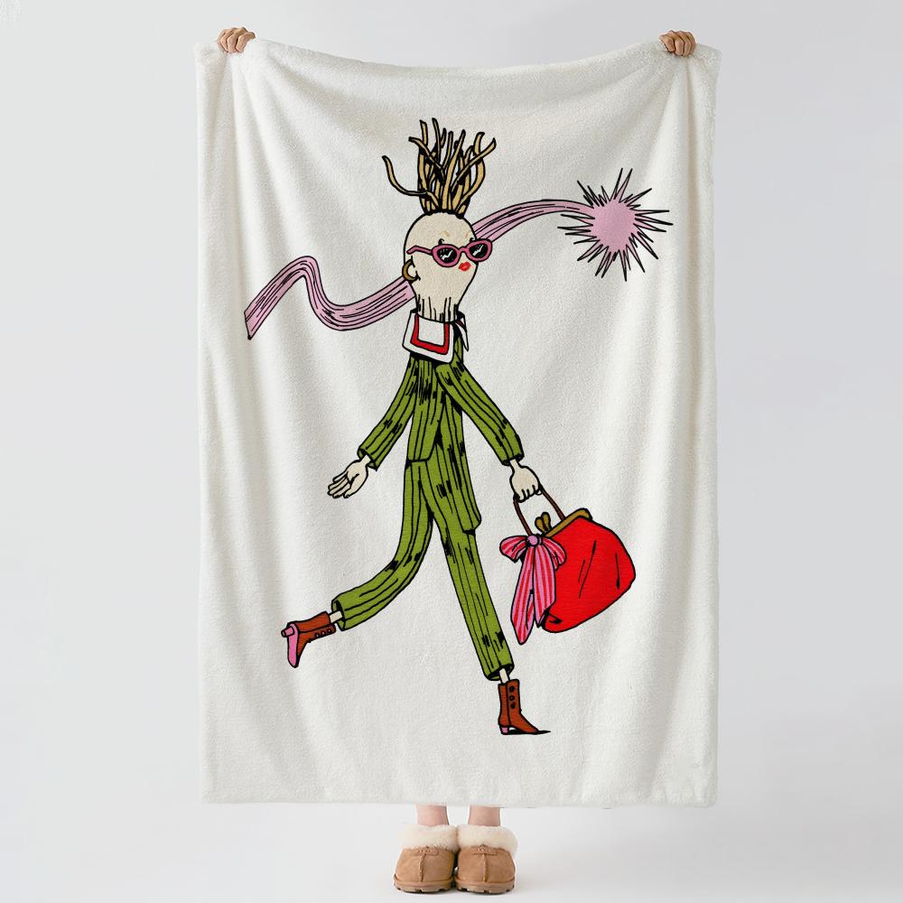 Artist K-Kaitlin Brito-o Throw Thick Comfort Flannel Quilt, Multi-scene Use Indoor Outdoor Daily Nap