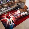 Custom Rug Cristiano Ronaldo Pattern Print Name Text Soft Non‑Slip Floor Carpet for Home Indoor Decoration