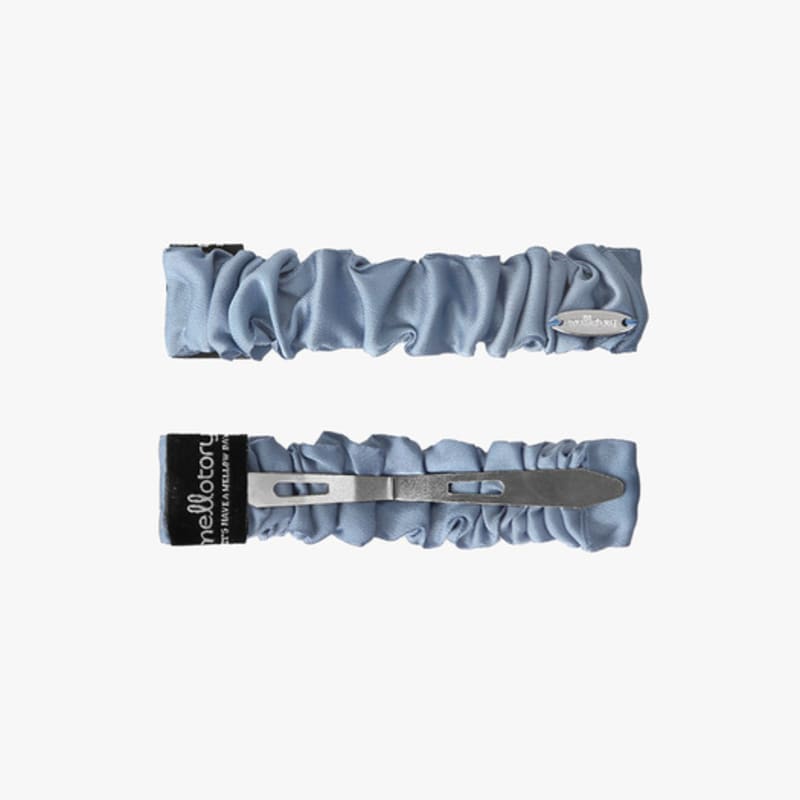 Mellotory quadratische Raffspange (Himmelblau)