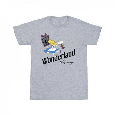 Disney Mens Alice In Wonderland This Way T-Shirt