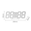 Wall-mounted Digital Desktop Clock Adjustable Luminous Mode Night Light Portable LED Clock  Desk