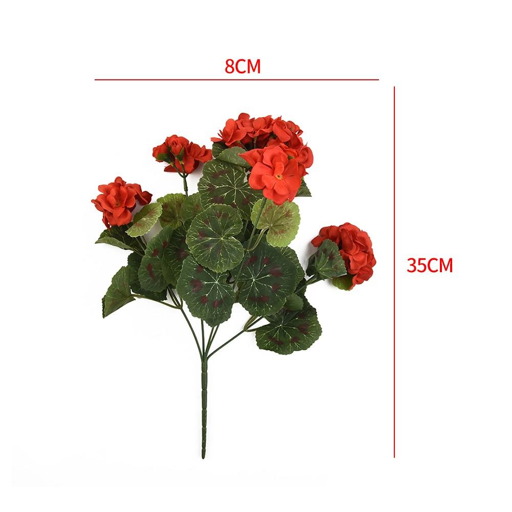 Artificial Bunches Of Artificial Flowers Flowers Geranium Iron Wire