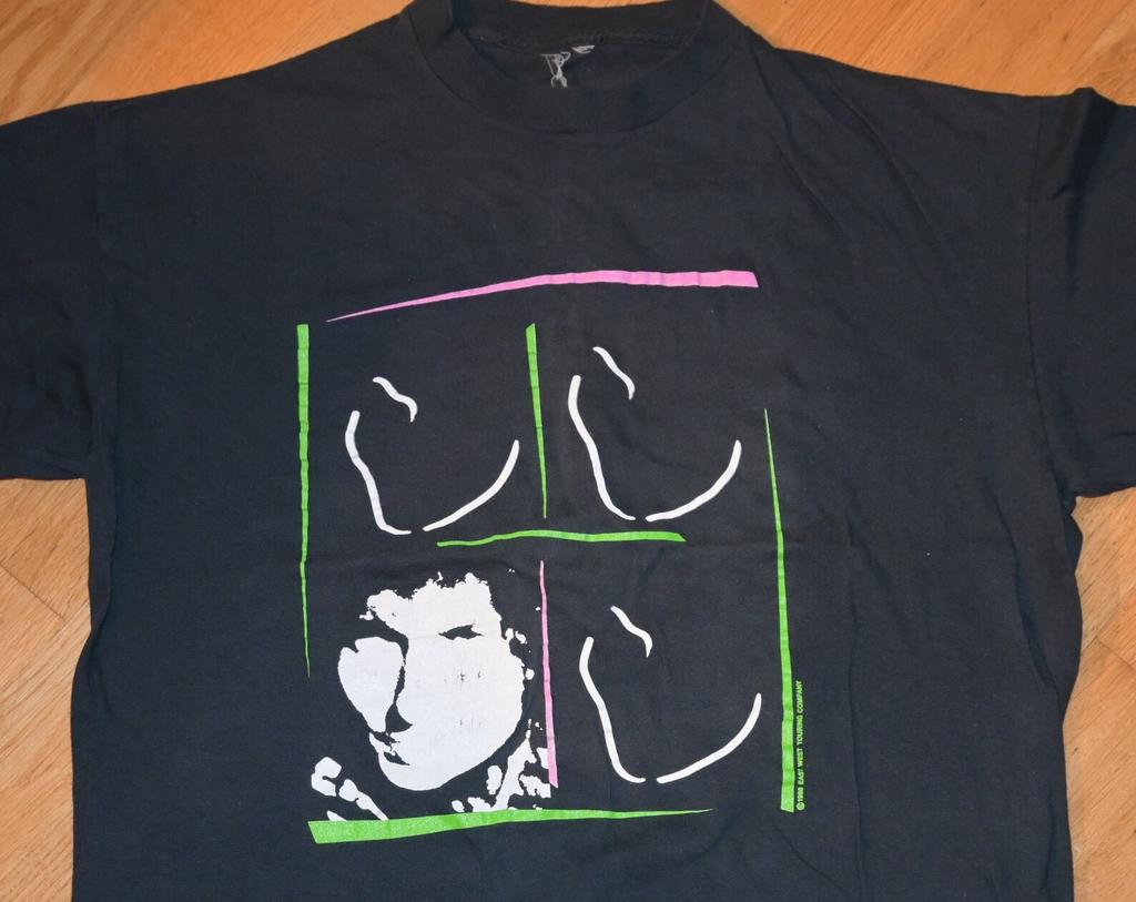 1980's BOB DYLAN vintage concert 1989 Tour original rock band music tee t-shirt (L/XL) X-Large Ge Smith 70's 80's 90's vtg tshirt GiFT