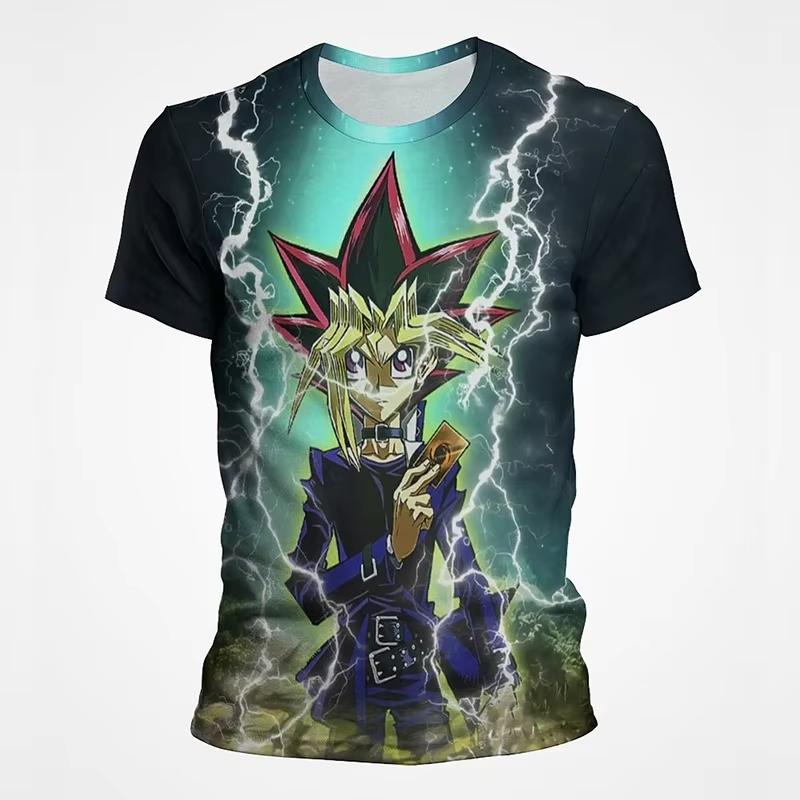 Anime Yu Gi Oh 3D Print T-Shirt Men Women Casual Fashion Short Sleeve Casual T Shirts Oversized Harajuku Tees Tops Kid Clothing
