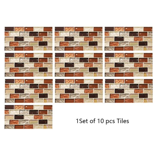 29 Styles Flat Marble Embossing Tiles Wall Sticker Kitchen Oil-proof Bathroom Waterproof Peel & Stick Hard Crystal Wallpaper