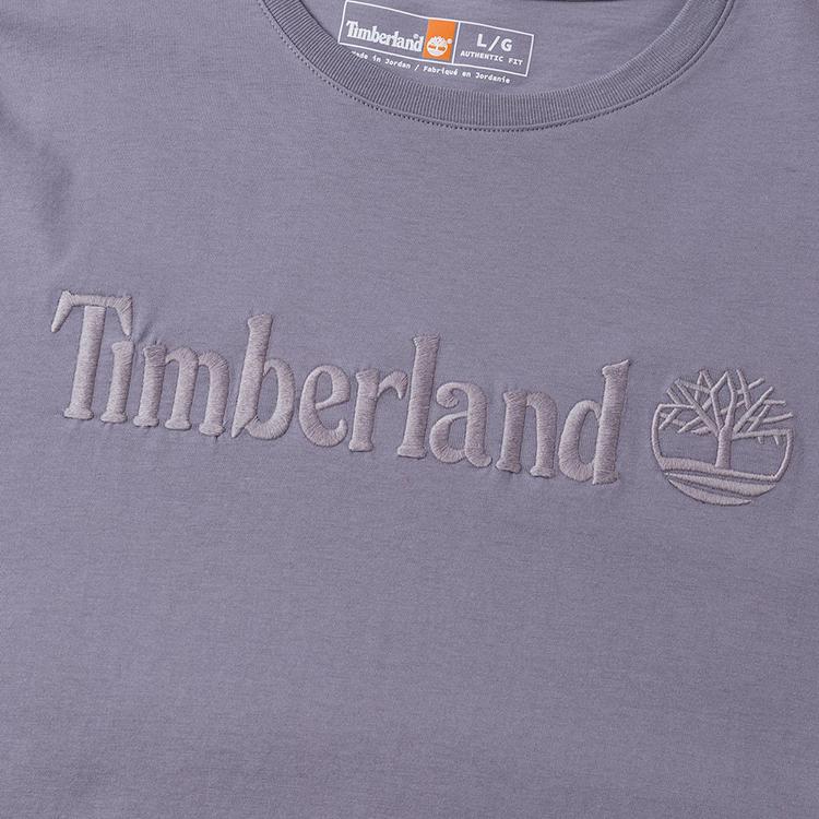 Timberland Outdoor Casual Breathable Round Neck Drop Shoulder Short Sleeve T-Shirt Men T-Shirts Lavender Light-Purple A6AH3EOM