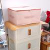 Large Capacity Closet Clothes Storage Bins Dustproof Clothing Sorting Box  for Home