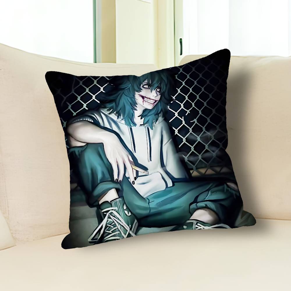 Gruseliger Urbaner Killer J-Jeffs-S Promi-Merchandise All-Match Bedruckte Kissenhülle Sofa Auto Büro Zimmerdekoration Schutz