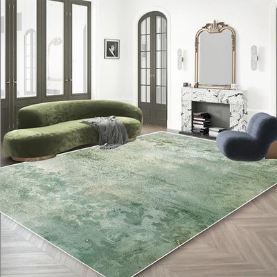 Modern Simple Green Carpets for Living Room Abstract Decoration Large Carpet 200x300 Non-slip Bedroom Rug Easy Clean Tables Mat